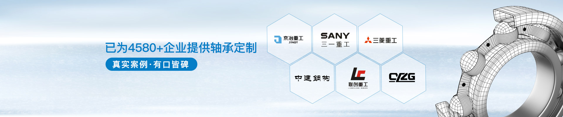三立軸承：已為4580+企業提供軸承定制，真實案例，有口皆碑
